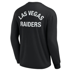 Las Vegas Raiders Unisex Elements Super Soft Long Sleeve T-Shirt Black