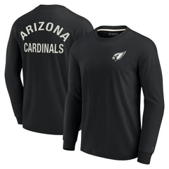 Arizona Cardinals Unisex Elements Super Soft Long Sleeve T-Shirt Black
