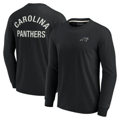 Carolina Panthers Unisex Elements Super Soft Long Sleeve T-Shirt Black