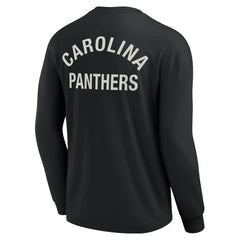Carolina Panthers Unisex Elements Super Soft Long Sleeve T-Shirt Black