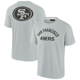 San Francisco 49ers Unisex Elements Super Soft Short Sleeve T-Shirt Gray