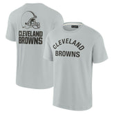 Cleveland Browns Unisex Elements Super Soft Short Sleeve T-Shirt Gray