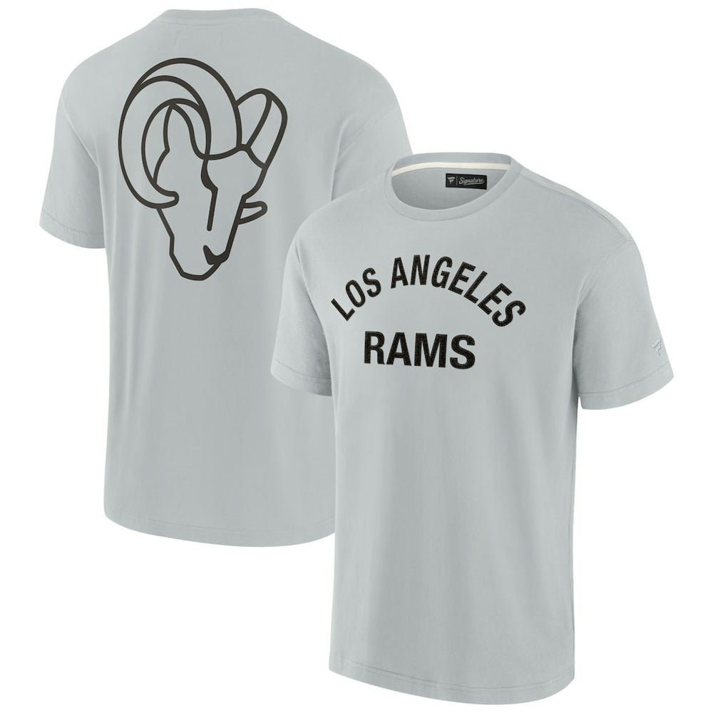 Los Angeles Rams Unisex Elements Super Soft Short Sleeve T-Shirt Gray