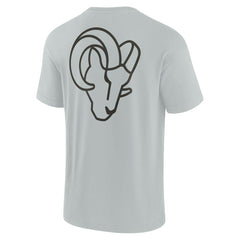 Los Angeles Rams Unisex Elements Super Soft Short Sleeve T-Shirt Gray