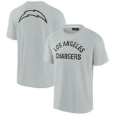 Los Angeles Chargers Unisex Elements Super Soft Short Sleeve T-Shirt Gray
