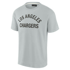 Los Angeles Chargers Unisex Elements Super Soft Short Sleeve T-Shirt Gray