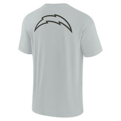 Los Angeles Chargers Unisex Elements Super Soft Short Sleeve T-Shirt Gray