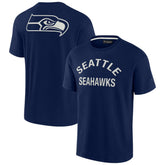 Seattle Seahawks Unisex Elements Super Soft Short Sleeve T-Shirt Navy