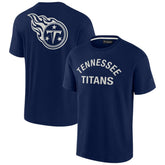 Tennessee Titans Unisex Elements Super Soft Short Sleeve T-Shirt Navy