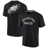 Philadelphia Eagles Unisex Elements Super Soft Short Sleeve T-Shirt Black