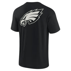 Philadelphia Eagles Unisex Elements Super Soft Short Sleeve T-Shirt Black