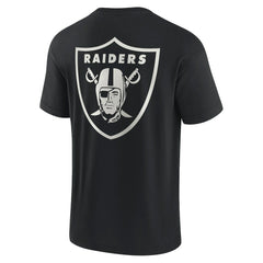 Las Vegas Raiders Unisex Elements Super Soft Short Sleeve T-Shirt Black