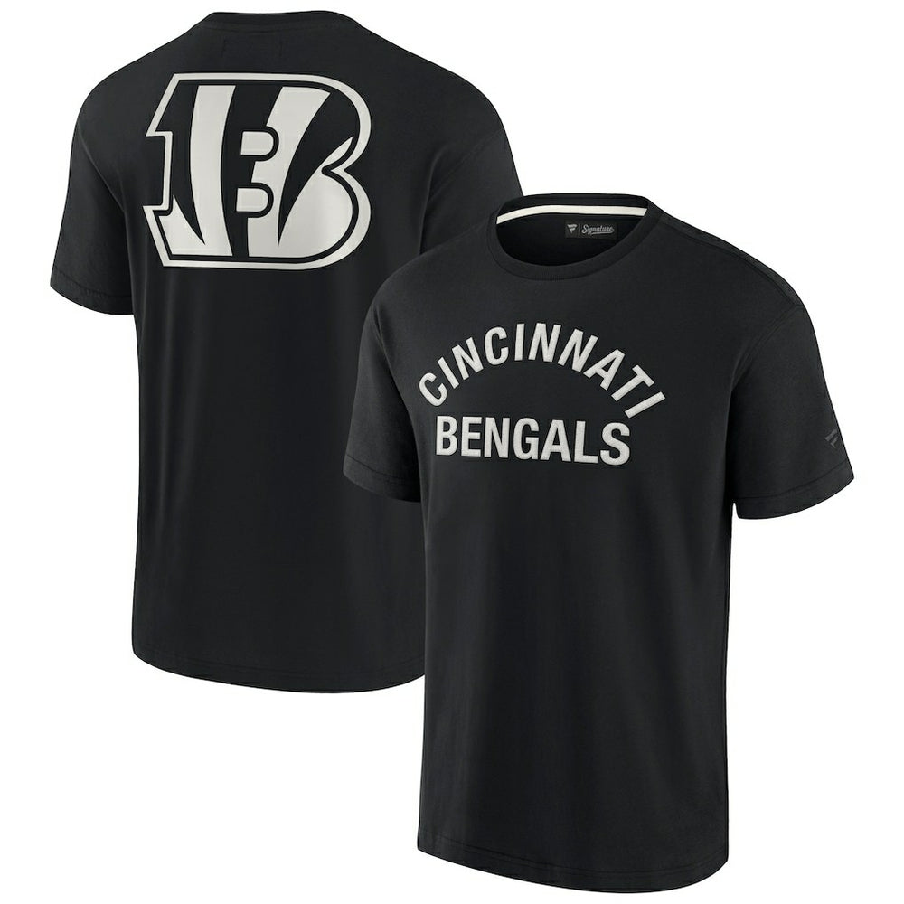 Cincinnati Bengals Unisex Elements Super Soft Short Sleeve T-Shirt Black