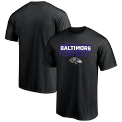 Baltimore Ravens Gain Ground T-Shirt Black