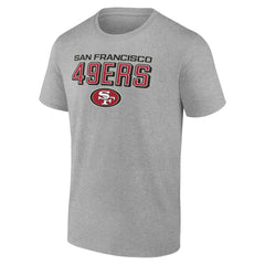 San Francisco 49ers Swagger T-Shirt Heather Gray