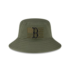 Boston Red Sox New Era 2023 Armed Forces Day Bucket Hat - Green Hats