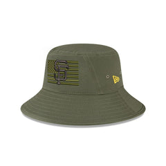 San Francisco Giants New Era 2023 Armed Forces Day Bucket Hat - Green Hats
