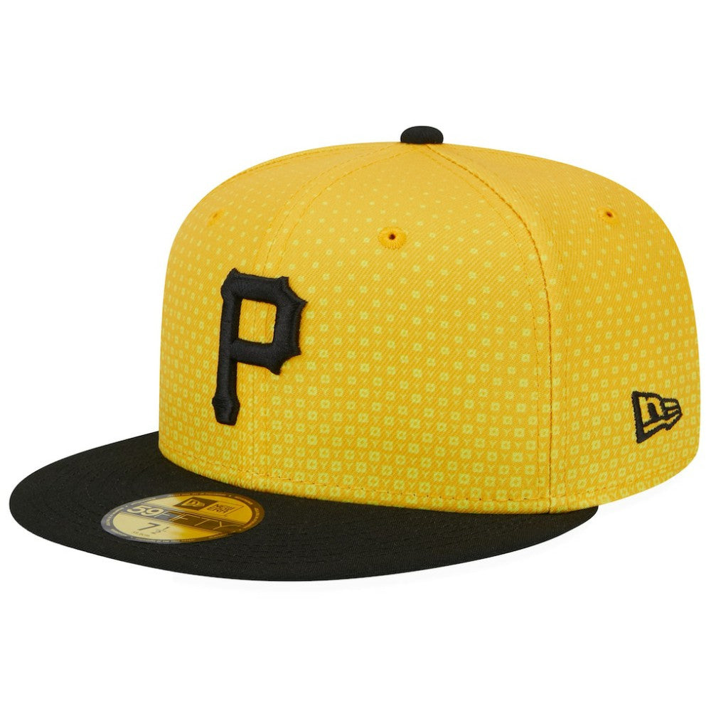 Pittsburgh Pirates New Era 2023 City Connect 59FIFTY Fitted Hat - Gold/Black Hats