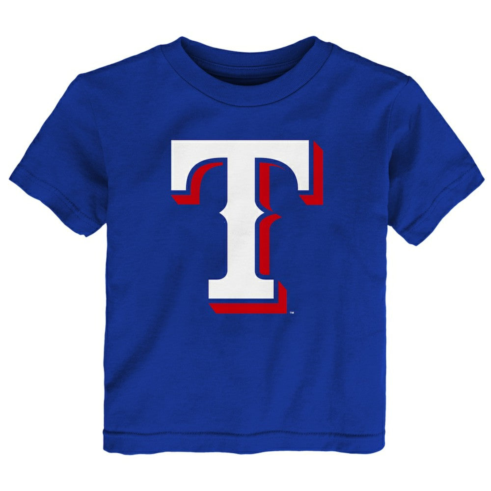 Texas Rangers Youth Logo Primary Team T-Shirt - Royal T-shirts