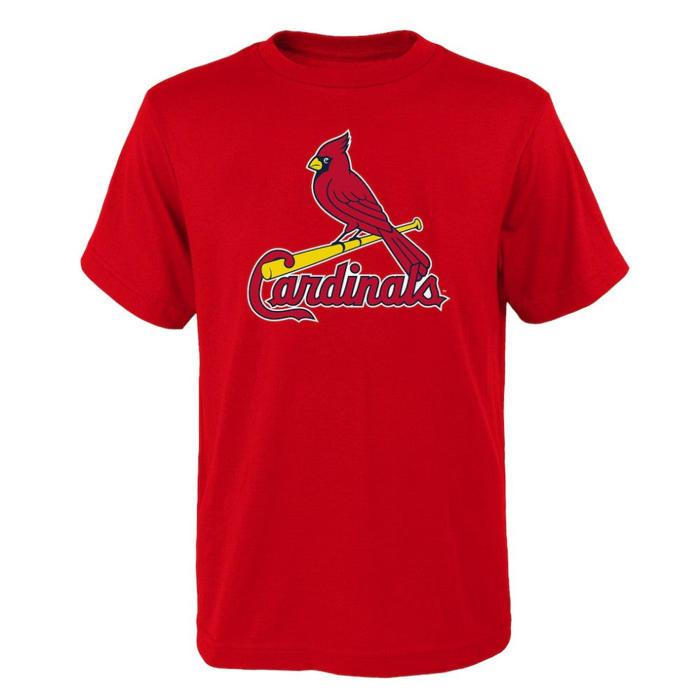 St. Louis Cardinals Youth Logo Primary Team T-Shirt - Red T-shirts