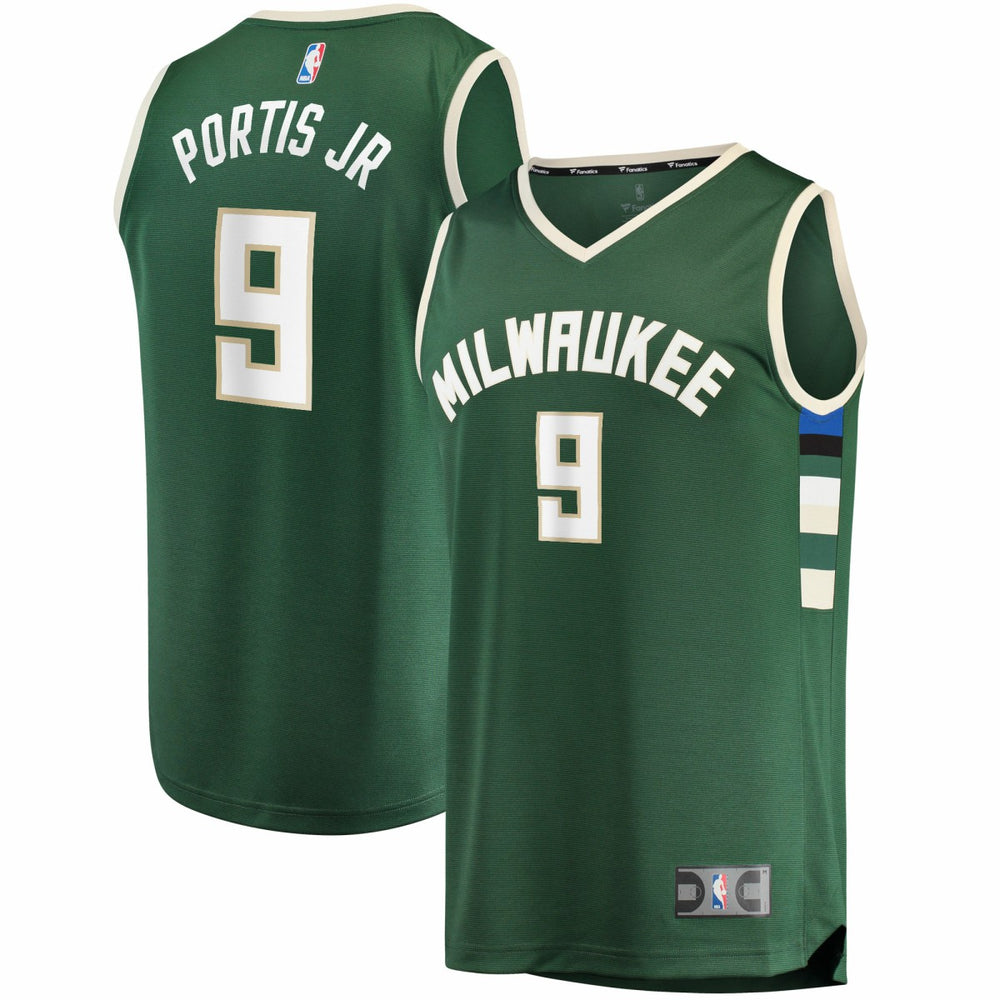 NBA Bobby Portis Milwaukee Bucks Fast Break Replica Jersey - Icon Edition - Green