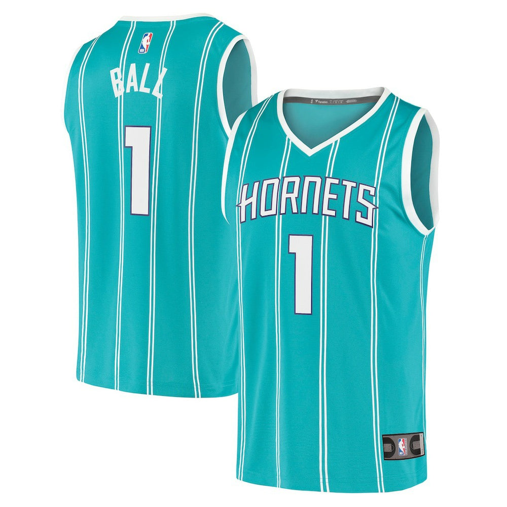 NBA LaMelo Ball Charlotte Hornets Fast Break Replica Jersey - Icon Edition - Teal