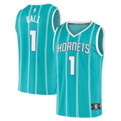 NBA LaMelo Ball Charlotte Hornets Fast Break Replica Jersey - Icon Edition - Teal