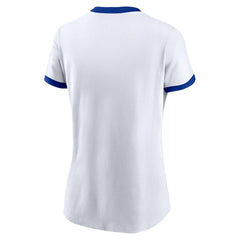 Los Angeles Rams Women's Rewind Ringer T-Shirt White