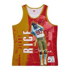 Jerry Rice San Francisco 49ers 1994 Player Burst Tank Top Scarlet