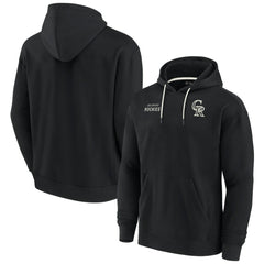 Colorado Rockies Fanatics Unisex Elements Super Soft Fleece Pullover Hoodie - Black Hoodies