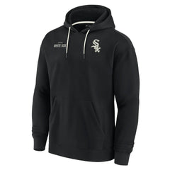 Chicago White Sox Fanatics Unisex Elements Super Soft Fleece Pullover Hoodie - Black Hoodies