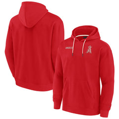 Los Angeles Angels Fanatics Unisex Elements Super Soft Fleece Pullover Hoodie - Red Hoodies