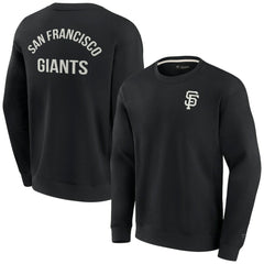 San Francisco Giants Fanatics Unisex Super Soft Pullover Crew Sweatshirt - Black Pullover