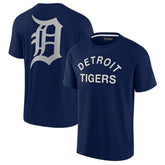 Detroit Tigers Fanatics Unisex Elements Super Soft Short Sleeve T-Shirt - Navy T-shirts