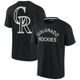Colorado Rockies Fanatics Unisex Elements Super Soft Short Sleeve T-Shirt - Black T-shirts