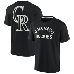 Colorado Rockies Fanatics Unisex Elements Super Soft Short Sleeve T-Shirt - Black T-shirts