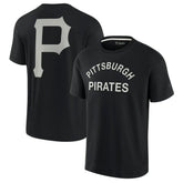 Pittsburgh Pirates Fanatics Unisex Elements Super Soft Short Sleeve T-Shirt - Black T-shirts