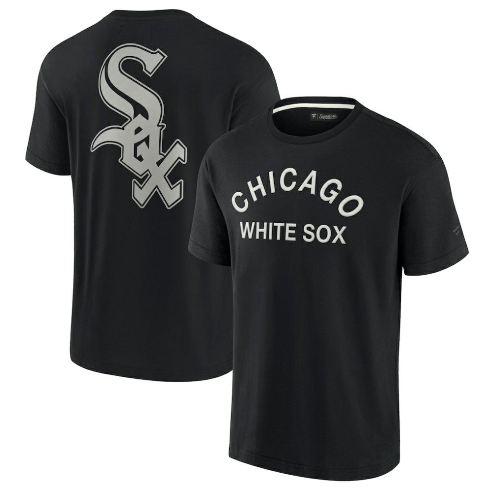Chicago White Sox Fanatics Unisex Elements Super Soft Short Sleeve T-Shirt - Black T-shirts