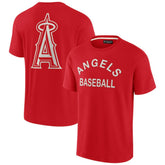 Los Angeles Angels Fanatics Unisex Elements Super Soft Short Sleeve T-Shirt - Red T-shirts