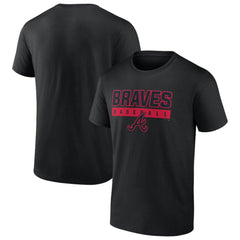 Atlanta Braves In The Mitt T-Shirt - Black T-shirts