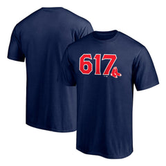 Boston Red Sox Long Ball 617 T-Shirt - Navy T-shirts