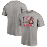 Cincinnati Reds Cooperstown Collection Winning Time T-Shirt - Heather Gray T-shirts