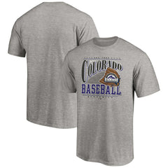 Colorado Rockies Cooperstown Collection Winning Time T-Shirt - Heather Gray T-shirts