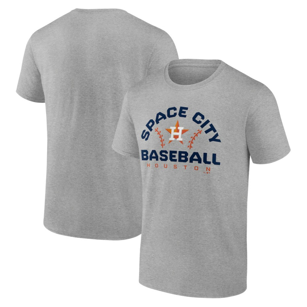 Houston Astros Team Go For Two T-Shirt - Heather Gray T-shirts