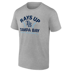 Tampa Bay Rays Team Go For Two T-Shirt - Heather Gray T-shirts