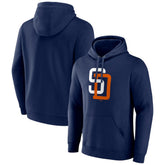 San Diego Padres Cooperstown Collection Pullover Hoodie - Navy Hoodies