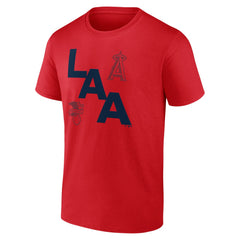 Los Angeles Angels Record Shattered T-Shirt - Red Hats