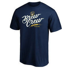 Milwaukee Brewers Team Adrenaline T-Shirt - Navy T-shirts