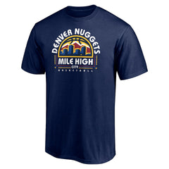 Denver Nuggets Push Ahead T-Shirt Navy