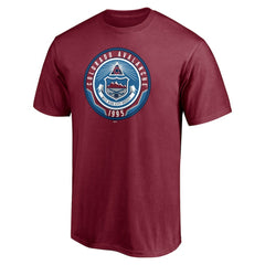 NHL Colorado Avalanche Hometown Collection Push Ahead T-Shirt - Burgundy